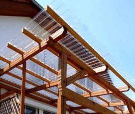 шифер прозрачный для теплиц - модель 4