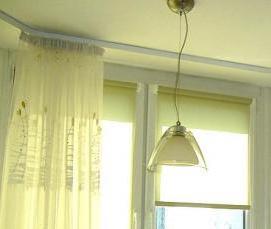 широкие рулонные шторы - модель 1