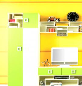 шкаф горка в детскую - тип 1