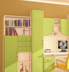 шкаф горка в детскую - тип 4