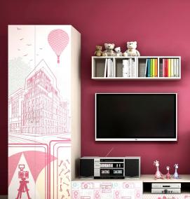 шкаф горка в детскую - тип 2