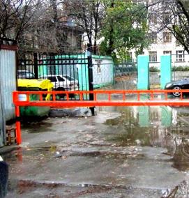 шлагбаум откатной антивандальный - вариант 2