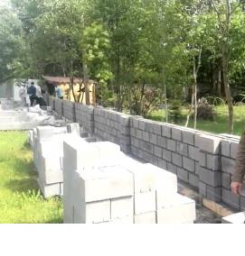 шлакоблок для перегородок - тип 2