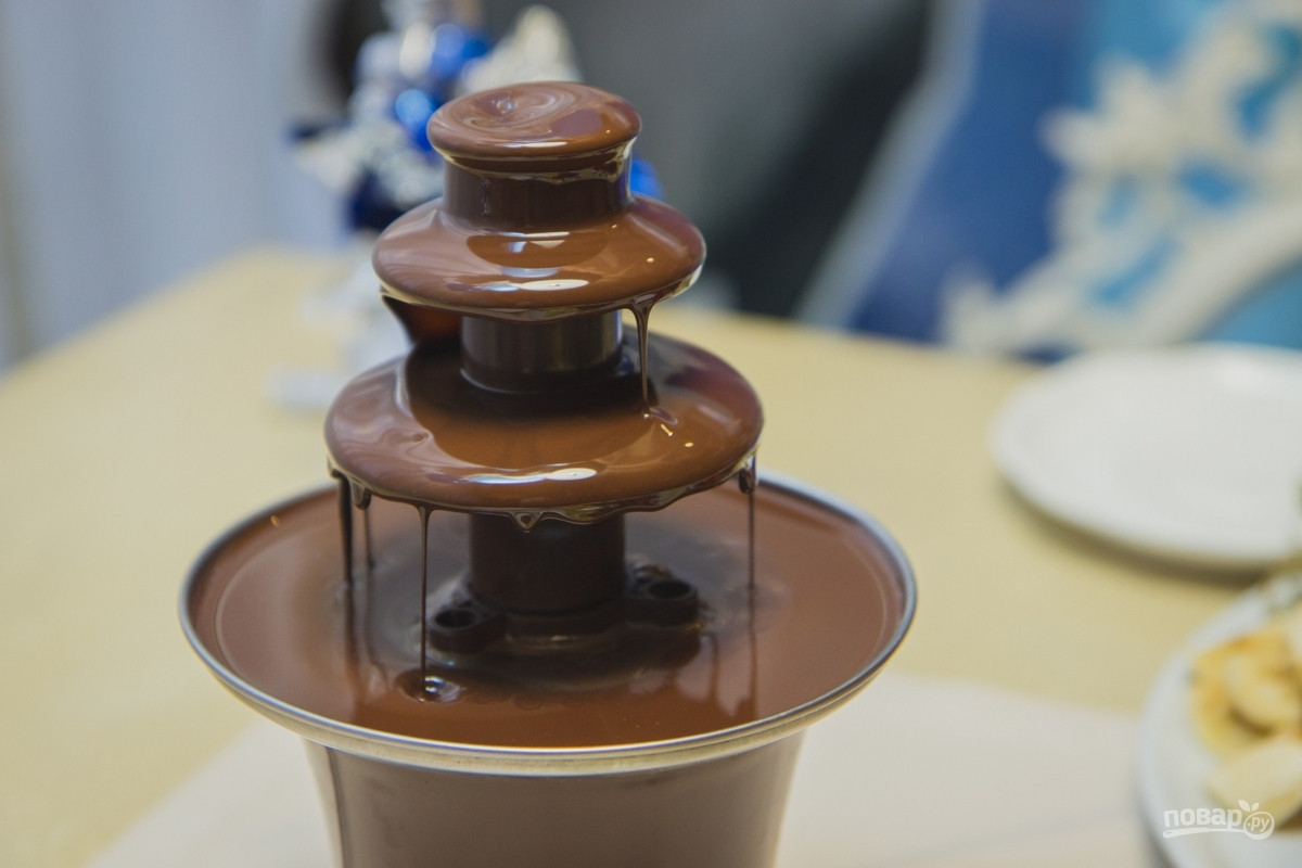 шоколадный фонтан для фондю - вариант 4