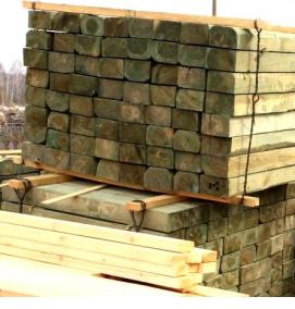 шпала деревянная пропитанная тип 2 - тип 2