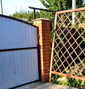 шпалера из металла - модель 2