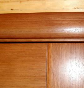 шпонированный наличник на двери - модель 1