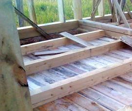 шпунтованная доска для пола 36 мм - тип 3