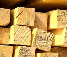 шпунтованный брус 150х150 мм - вариант 1