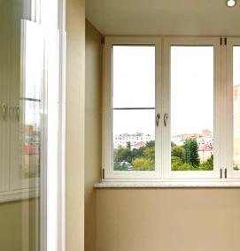 штульповые балконные двери - модель 1