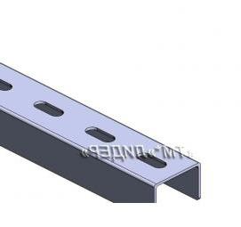 швеллер перфорированный 60х35 мм - модель 1