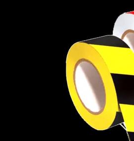 сигнальная клейкая лента для разметки - тип 3