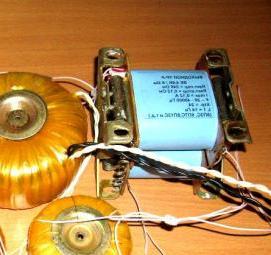 силовой трансформатор для усилителя - вариант 1