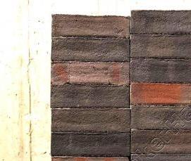 синий клинкерный кирпич - модель 4