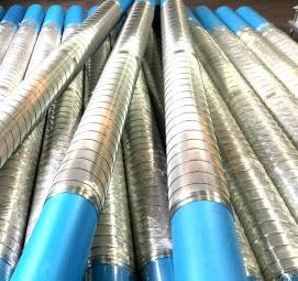 синяя обсадная труба для скважин - вариант 2