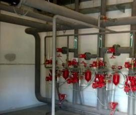 система автоматического пожаротушения серверной - вариант 4