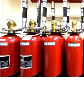 система пожаротушения - модель 1