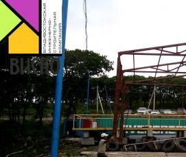 склад из металлоконструкций и сэндвич панелей - вариант 4