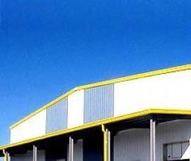 склад из металлоконструкций и сэндвич панелей - вариант 2