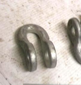 скоба оцинкованная однолапковая - вариант 3