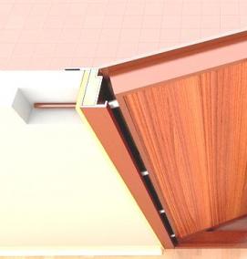 скрытая дверная коробка - тип 3