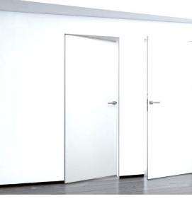 скрытые двери межкомнатные - модель 4