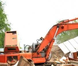 снос дачного дома и вывоз мусора - тип 1