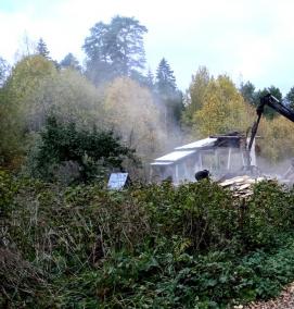 снос деревянного дома и вывоз мусора - тип 1