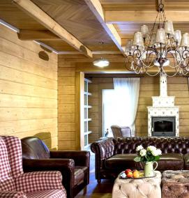 софиты в деревянном доме - тип 1