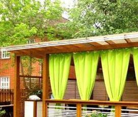 солнечная беседка для дачи - вариант 4