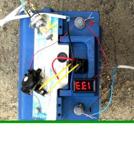 солнечная панель для зарядки аккумулятора - вариант 1