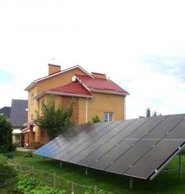 солнечные панели для освещения - вариант 1