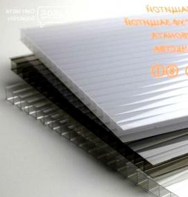 сотовый поликарбонат бесцветный - тип 4