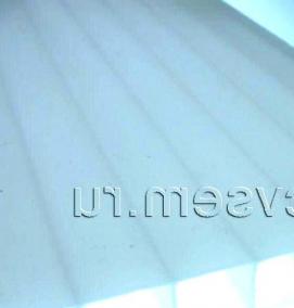 сотовый поликарбонат молочный - тип 3