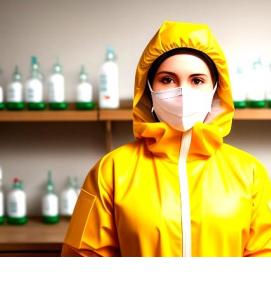 спецодежда медицинская одноразовая - тип 4