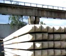 сплошная свая - модель 1