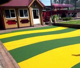 спортивные покрытия из крошки - тип 1