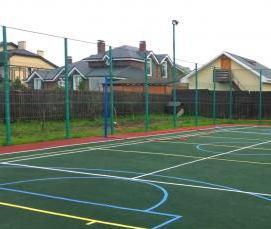 спортивные покрытия из крошки - тип 2