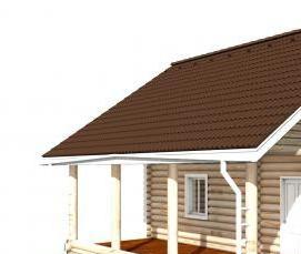 сруб 7х8 м - вариант 1