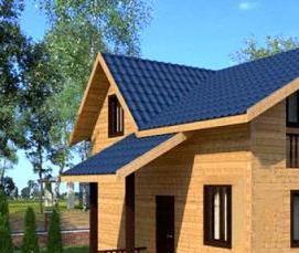 сруб 7х8 м - вариант 4