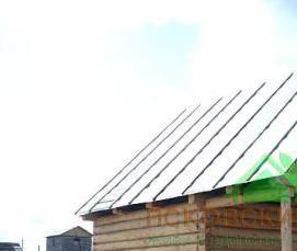 сруб бани 3х3 м с выносом - модель 3