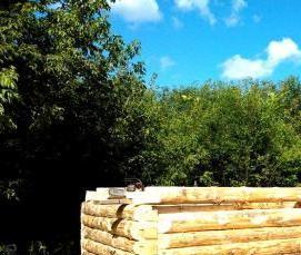 сруб бани 3х3 м с выносом - модель 2