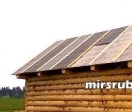 сруб бани 3х4 м - вариант 1