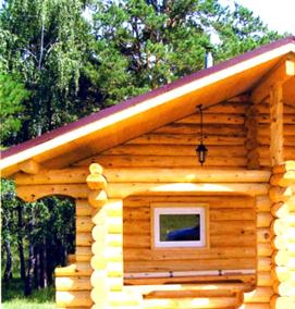 сруб бани 3х5 м - вариант 3