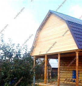 сруб бани 4х6 м - вариант 3