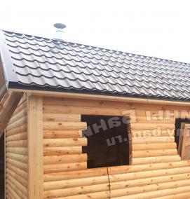 сруб бани 4х6 м - вариант 2