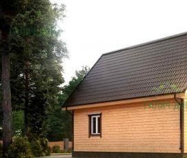 сруб дома 9х10 м - тип 1