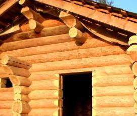 сруб дома из дуба - тип 4