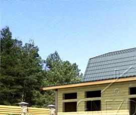 сруб из бруса 6х9 м - модель 1