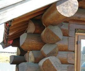 сруб из лиственницы - вариант 2